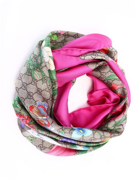 gucci pink floral silk scarf|original Gucci silk scarf.